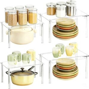 Clear Kitchen Cabinet Organizer, Se...