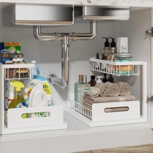 REALINN Under Sink Organizer, Pull ...