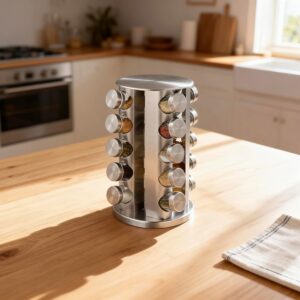 20 Jar Revolving Spice Rack,Kitchen...