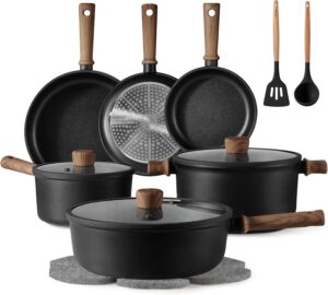 CAROTE Nonstick Pots and Pans, Indu...