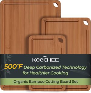 Bamboo Cutting Board, Durable Wood ...