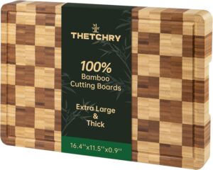 Bamboo Cutting Boards for Kitchen, ...