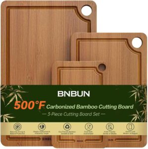 Bamboo Cutting Board for Kitchen, 3...