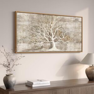 Framed Vintage Tree of Life Wall Ar...