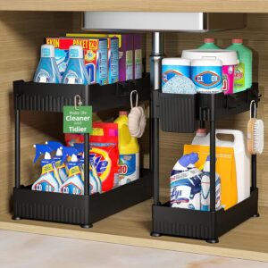 2 Pack Under Sink Organizer, Under ...