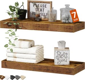 QEEIG Bathroom Floating Shelves for...