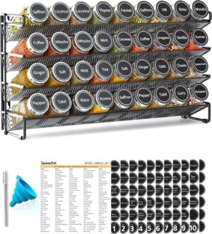 SpaceAid Spice Rack Organizer with ...