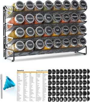 SpaceAid Spice Rack Organizer with ...