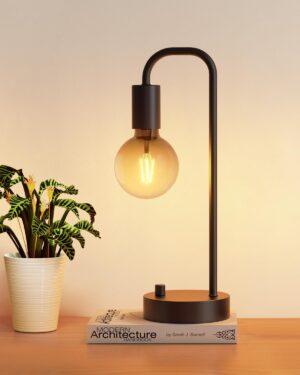 ONEWISH Industrial Table Lamp for B...