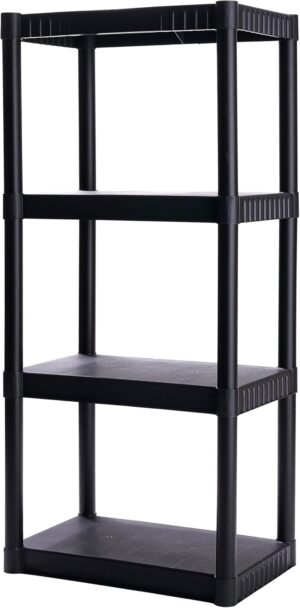 Plano 4-Shelf Plastic Storage Shelv...