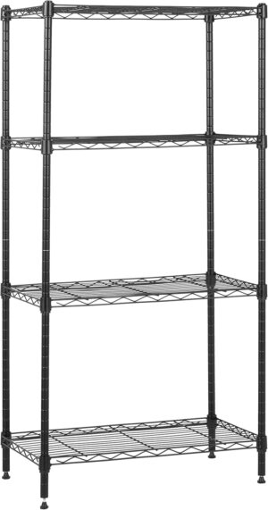 Amazon Basics 4-Shelf Steel Wire St...