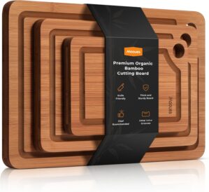 Bamboo Cutting Board for Kitchen, K...