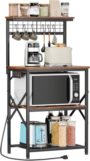 Furologee Kitchen Bakers Rack with ...