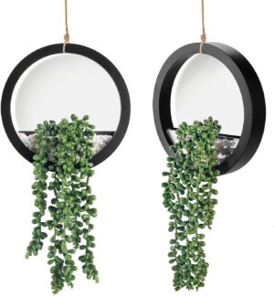 Der Rose 2 Pack Fake Plants Hanging...