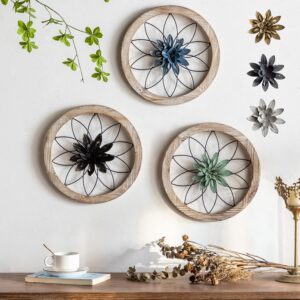 Paquesta 3 Piece Round Farmhouse Wa...