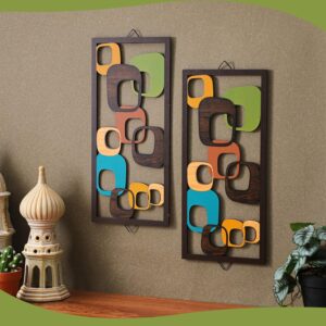 CroBlissful 2 Pcs Mid Century Wall ...