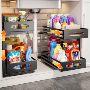 Under Sink Organizer, 2 Tier Under ...