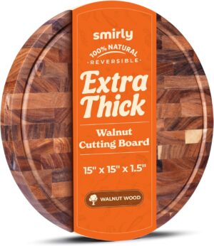 SMIRLY Round Wooden Cutting Boards ...