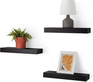 Amazon Basics Wood Floating Wall Sh...