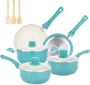 M MELENTA Pots and Pans Set Nonstic...