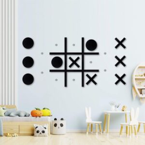 Magnetic Tic Tac Toe Wall-Mount Gam...