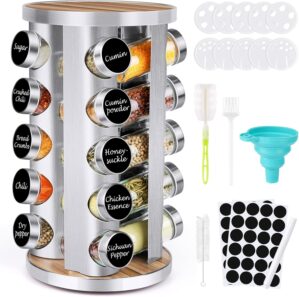 Spice Rack Organizer with Jars for ...