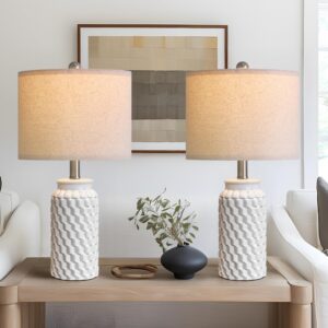 USumkky 20.5″ White Modern Ce...