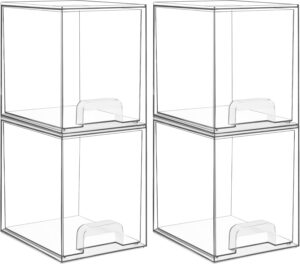Vtopmart 7.6″ H Clear Stackab...