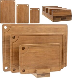 ICEDOG-3-Piece Bamboo Cutting Board...