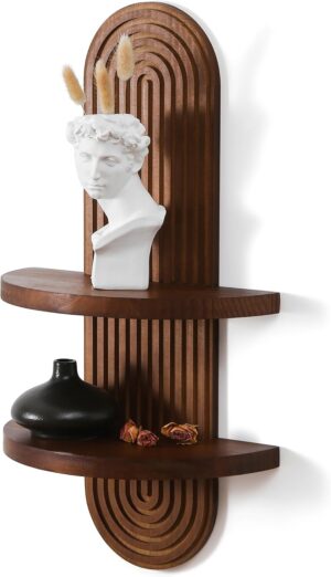 GRID FORTE Modern Wall Shelf with A...