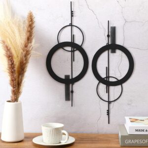 Peryiter 2 Pcs Small Metal Abstract...
