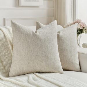 FUTEI Natural Linen Chenille Decora...