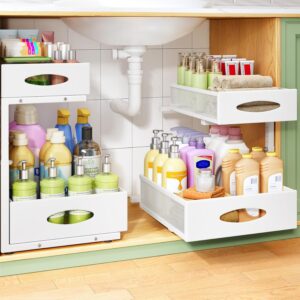 Under Sink Organizer, 2-Pack Pull O...