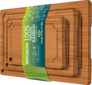Durable Bamboo Cutting Boards for K...