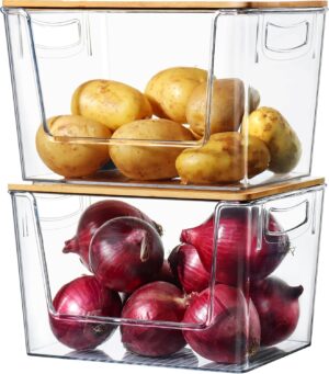 Pantry Organizers Storage, 2 Pack L...