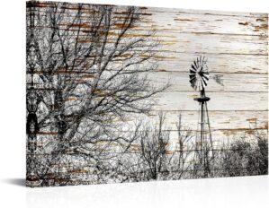 Conipit Farmhouse Wall Art Rustic W...