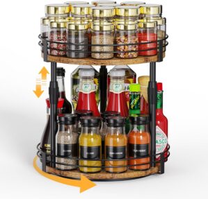 Lazy-Susan-Organizer-Spice-Rack, 2-...