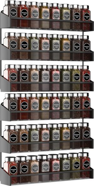 AULEDIO 2 Pack Spice Rack Organizer...