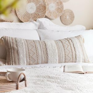 BlissBlush 14×36 Lumbar Pillow...
