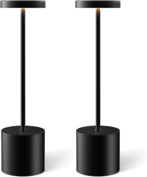 Cordless Table Lamp Set of 2, Recha...