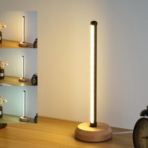 Bedside Table Lamp for Bedroom , 3-...