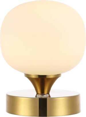 JONATHAN Y 6.13″ Brass Gold/W...