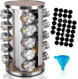 Rotating Spice Rack Organizer with ...