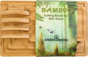Bamboo Cutting Boards for Kitchen, ...