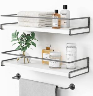Forbena White Floating Shelves for ...