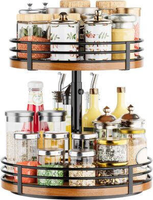 Lazy Susan Turntable Organizer Adju...