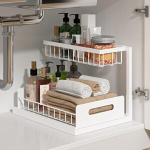REALINN Under Sink Organizer, Pull ...