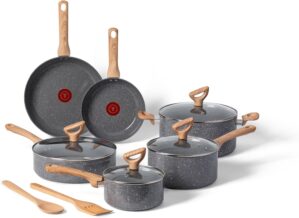 T-fal Revive Ceramic Cookware Sets,...