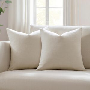 Meekio Set of 2 Ivory Throw Pillow ...