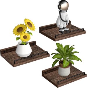 RYOFOBETTO Small Floating Shelf, 6 ...
